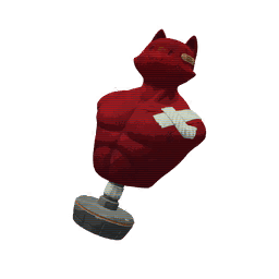 Meowscles Training Bust — Rare Back Bling