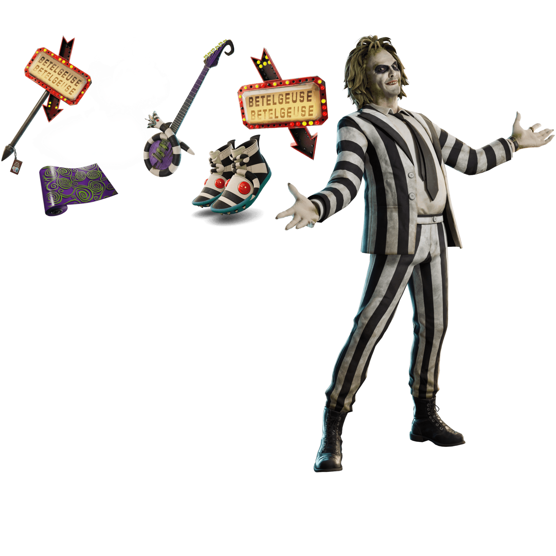 Beetlejuice Bundle — Fortnite item shop cosmetic