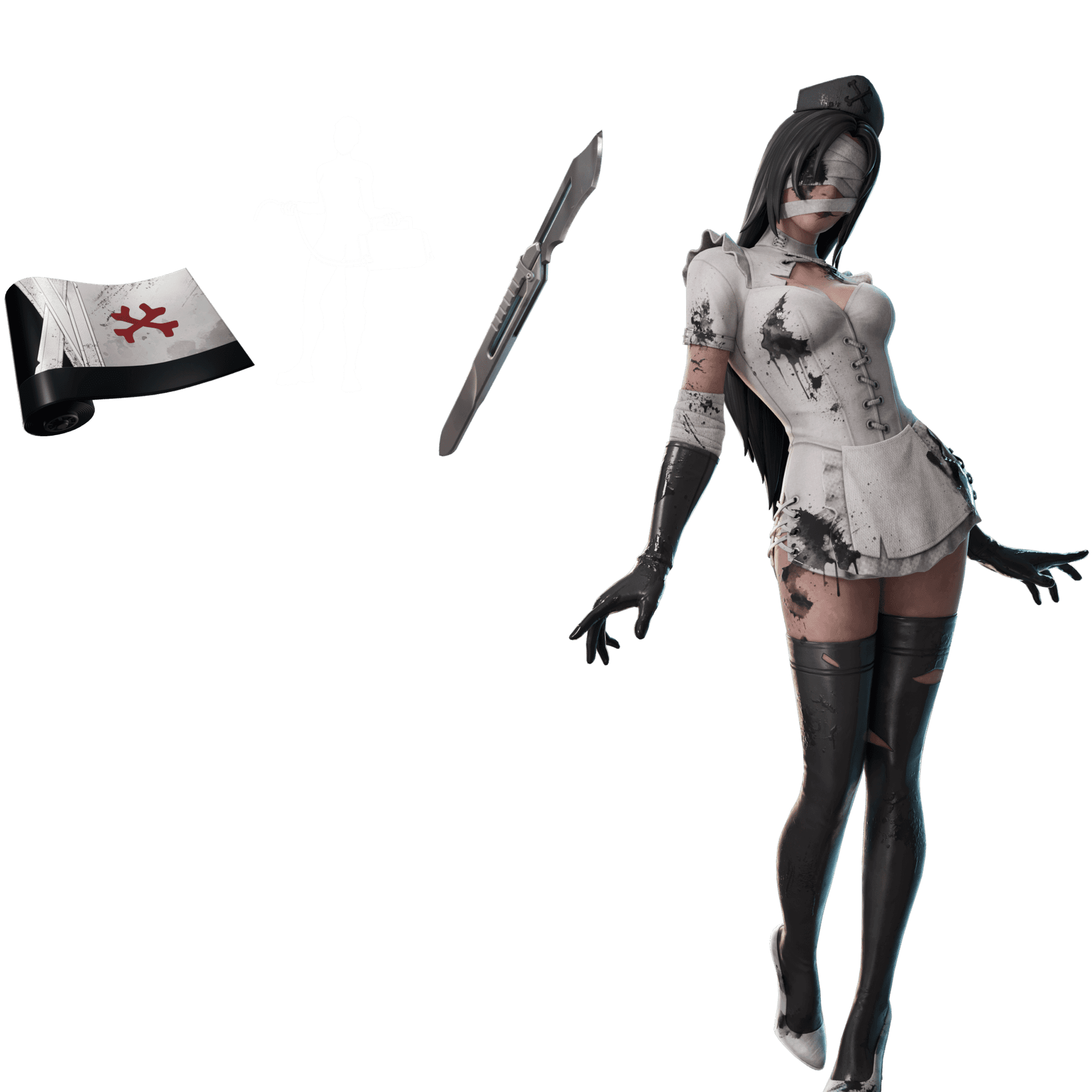Nevermore Nurse Bundle — Fortnite item shop cosmetic