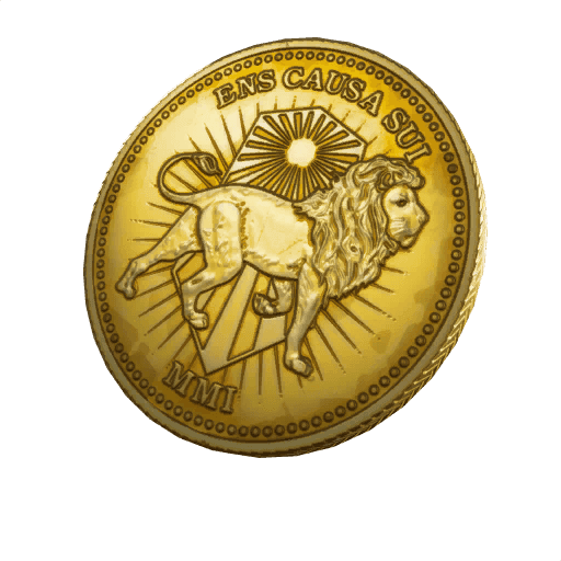 Gold Token — Legendary Back Bling