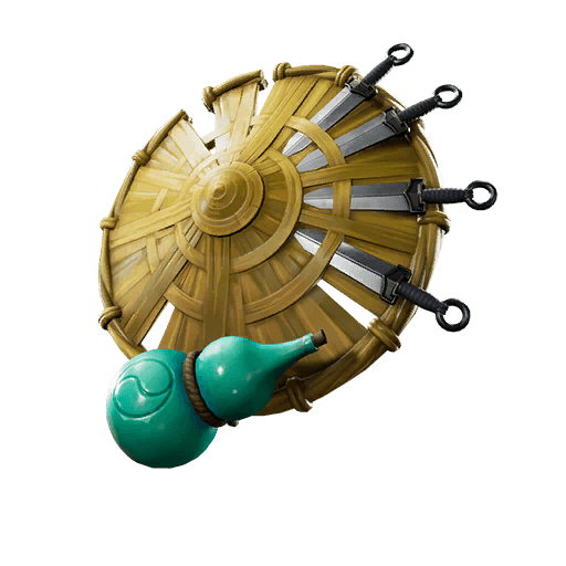 Kunai Shield — Rare Back Bling