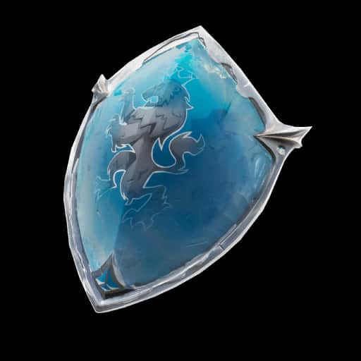 Frozen Red Shield — Legendary Back Bling