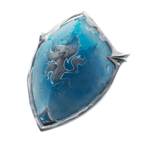 Frozen Red Shield — Legendary Back Bling