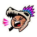 Skully Shout — Uncommon Emoticon
