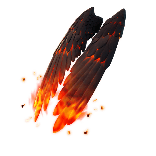 Feathered Flames — Epic Back Bling