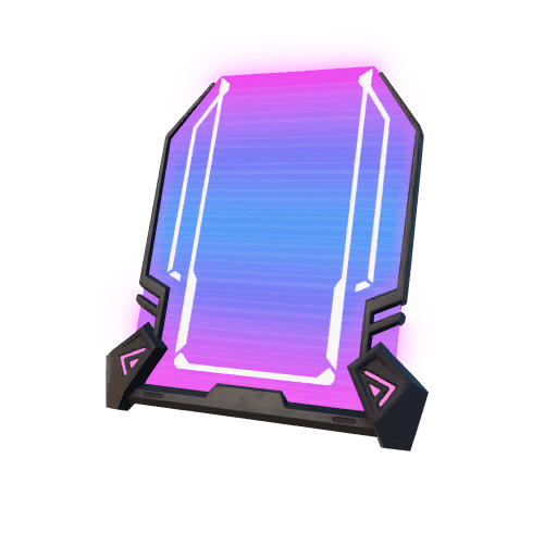 Sleek Hologlyph — Rare Back Bling