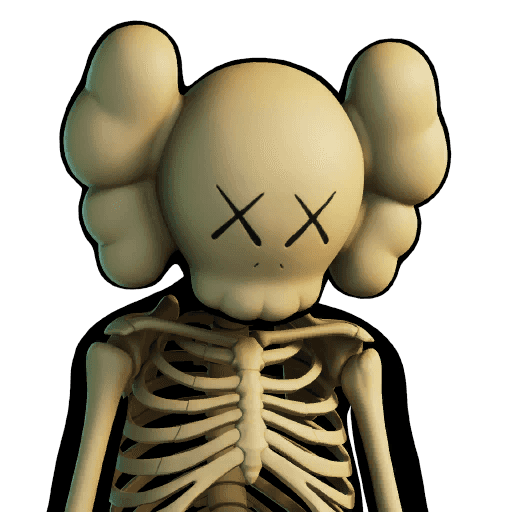 KAWS Skeleton — Rare Outfit