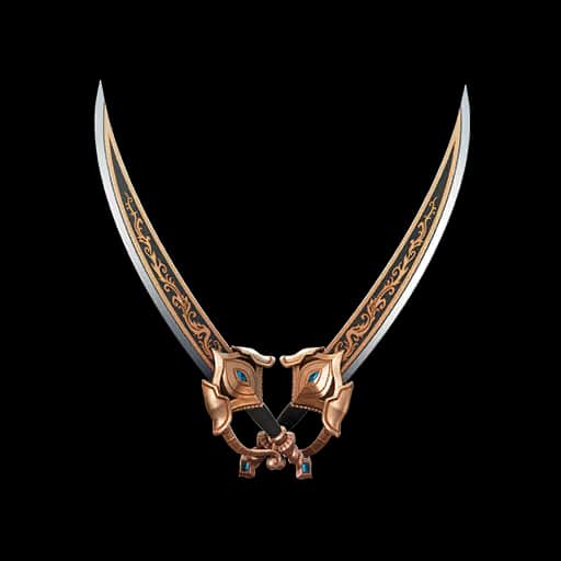 Bronzed Scimitars — Rare Pickaxe