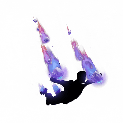 Meteor Shower — Rare Contrail