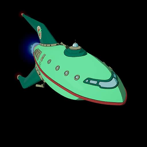 Planet Express Ship — Rare Glider
