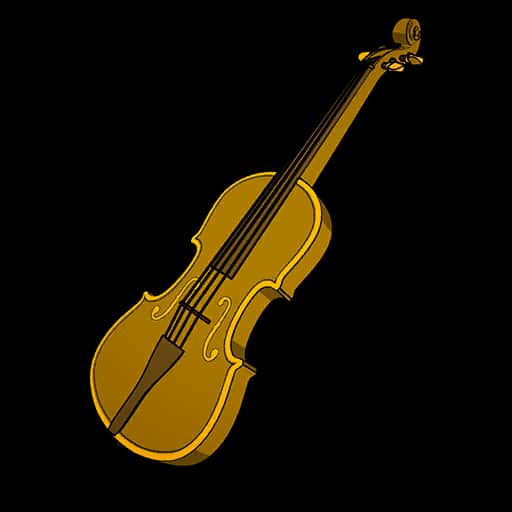 Solid Gold Fiddle — Rare Pickaxe