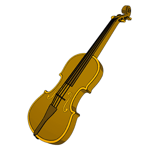 Solid Gold Fiddle — Rare Pickaxe