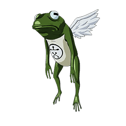 Winged Toad Summon — Rare Back Bling