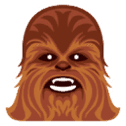 Growling Chewbacca — Uncommon Emoticon