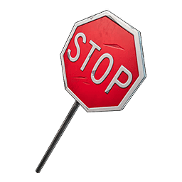 Stop Sign — Rare Pickaxe