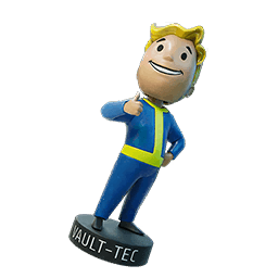 Vault Boy Bobblehead — Rare Back Bling