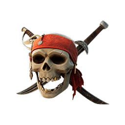Skull and Crossed Swords — Rare Back Bling