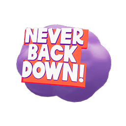 Never Back Down — Rare Back Bling
