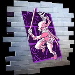 Stylized Gwenpool — Uncommon Spray