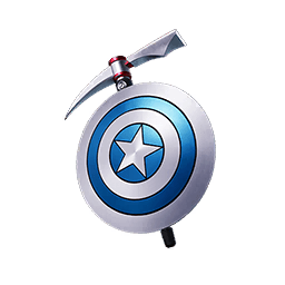 Captain Jones's Shield & Pickaxe — Rare Back Bling