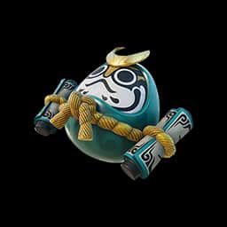 Mr. Daruma — Rare Back Bling