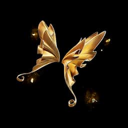 Gilded Honey Wings — Rare Back Bling