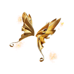 Gilded Honey Wings — Rare Back Bling