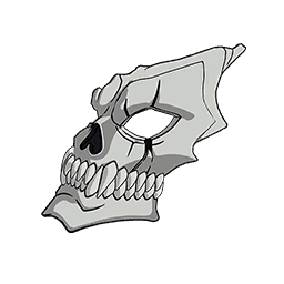 Cracked Mask — Rare Back Bling