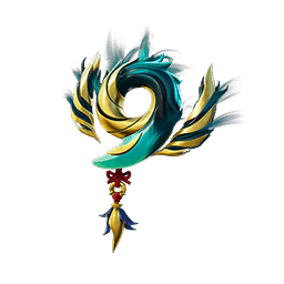 Plumed Charm — Rare Back Bling