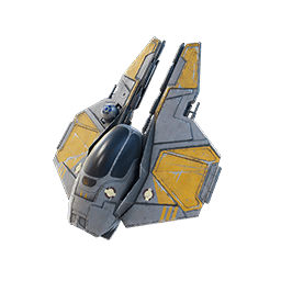 Anakin's Model Interceptor — Rare Back Bling