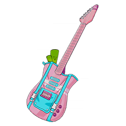 Neko Miku Guitar — Rare Back Bling