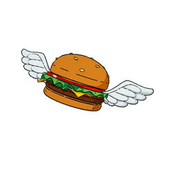Flying Burger — Rare Back Bling