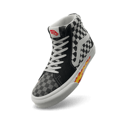 Vans Customs Sk8-Hi 'Multi-Checkerboard/Flame' — Uncommon Kicks