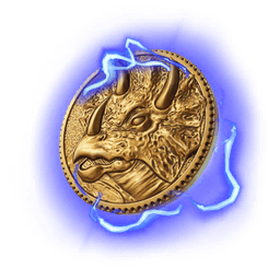 Triceratops Coin — Rare Back Bling