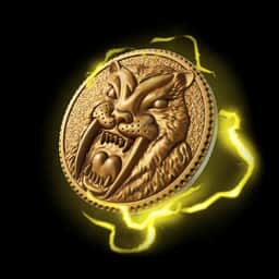 Sabertooth Tiger Coin — Rare Back Bling