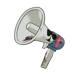 2D's Megaphone — Rare Back Bling