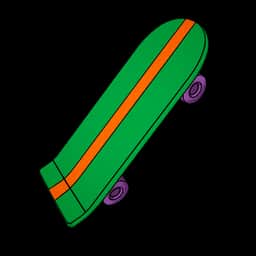 Bart's Skateboard — Rare Back Bling