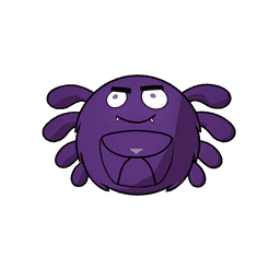 Sam's Fluffy Spider — Rare Back Bling