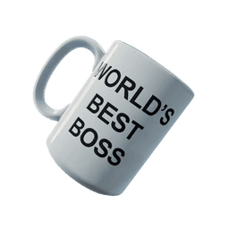 World's Best Boss Mug — Rare Back Bling