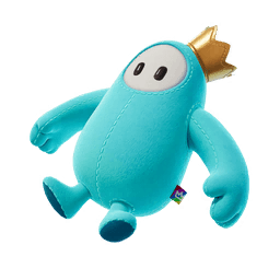 Blue Plushie Bean — Rare Back Bling
