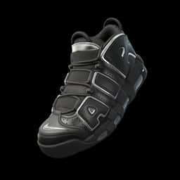 Nike Air More Uptempo 'Black/Silver' — Uncommon Kicks
