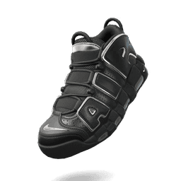 Nike Air More Uptempo 'Black/Silver' — Uncommon Kicks