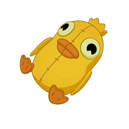 Ducky Momo Plushie — Rare Back Bling