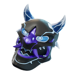 Icy Oni Mask — Epic Back Bling