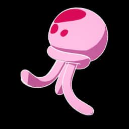 Bikini Bottom Jellyfish — Rare Back Bling