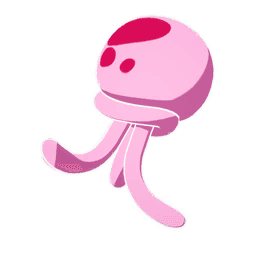 Bikini Bottom Jellyfish — Rare Back Bling