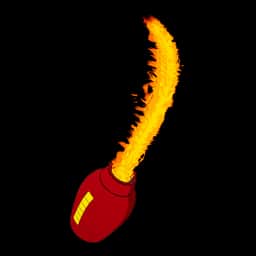 Buster Cannon Fire Sword — Rare Pickaxe