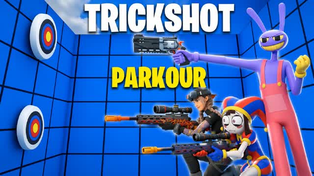 NEW TRICKSHOT PARKOUR 250+ — Fortnite Creative map