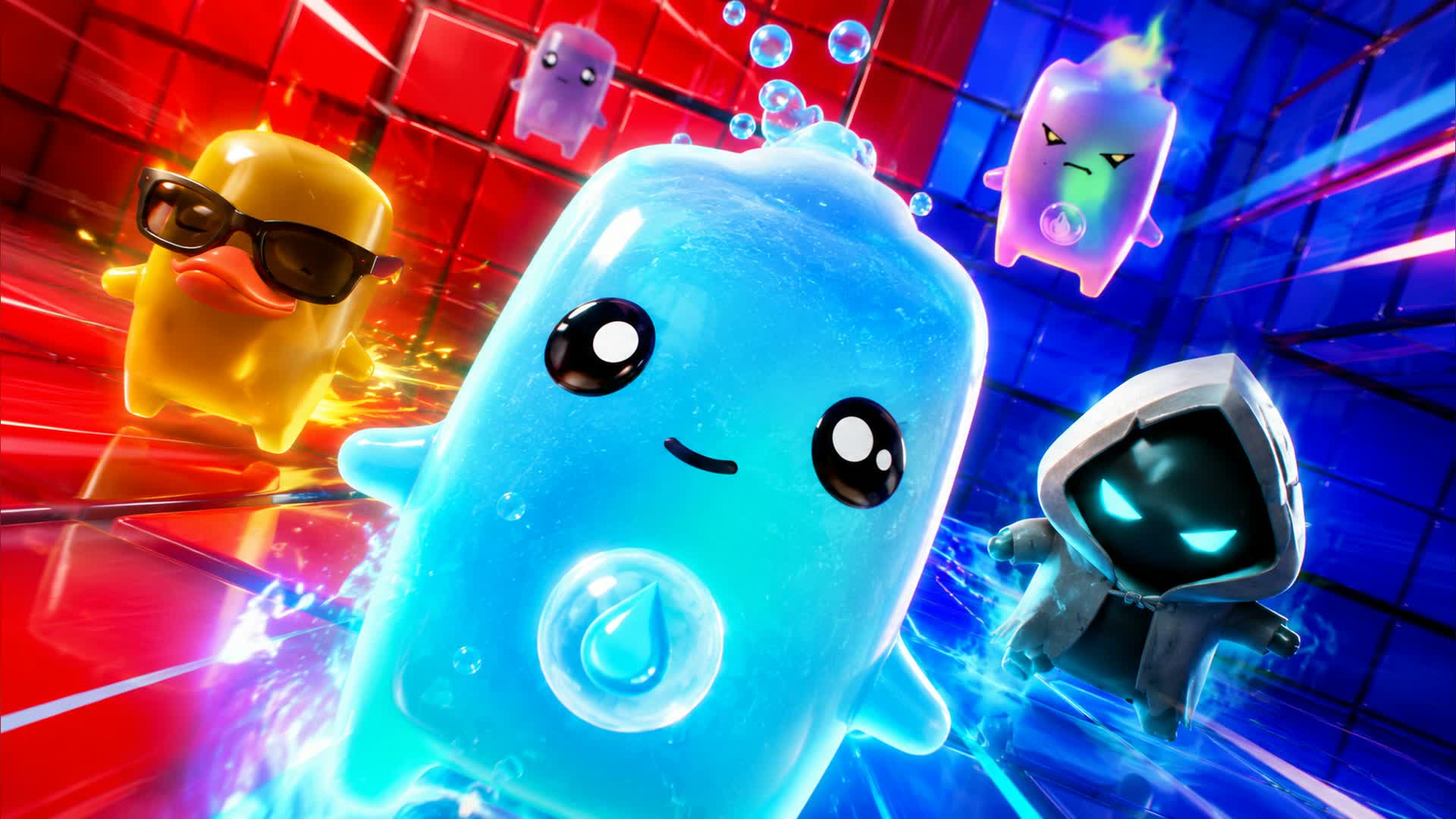 RED VS BLUE IRON FLOW 🔴🔵 — Fortnite Creative map
