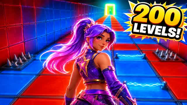 200 LEVEL DEATHRUN CHALLENGE 🔥 — Fortnite Creative map